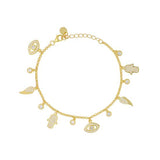 Bracciale con pendenti - Argento 925