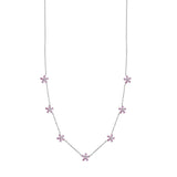 Collana girocollo con fiorellini Argento 925 - Barbato Gioielli