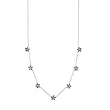 Collana girocollo con fiorellini Argento 925 - Barbato Gioielli