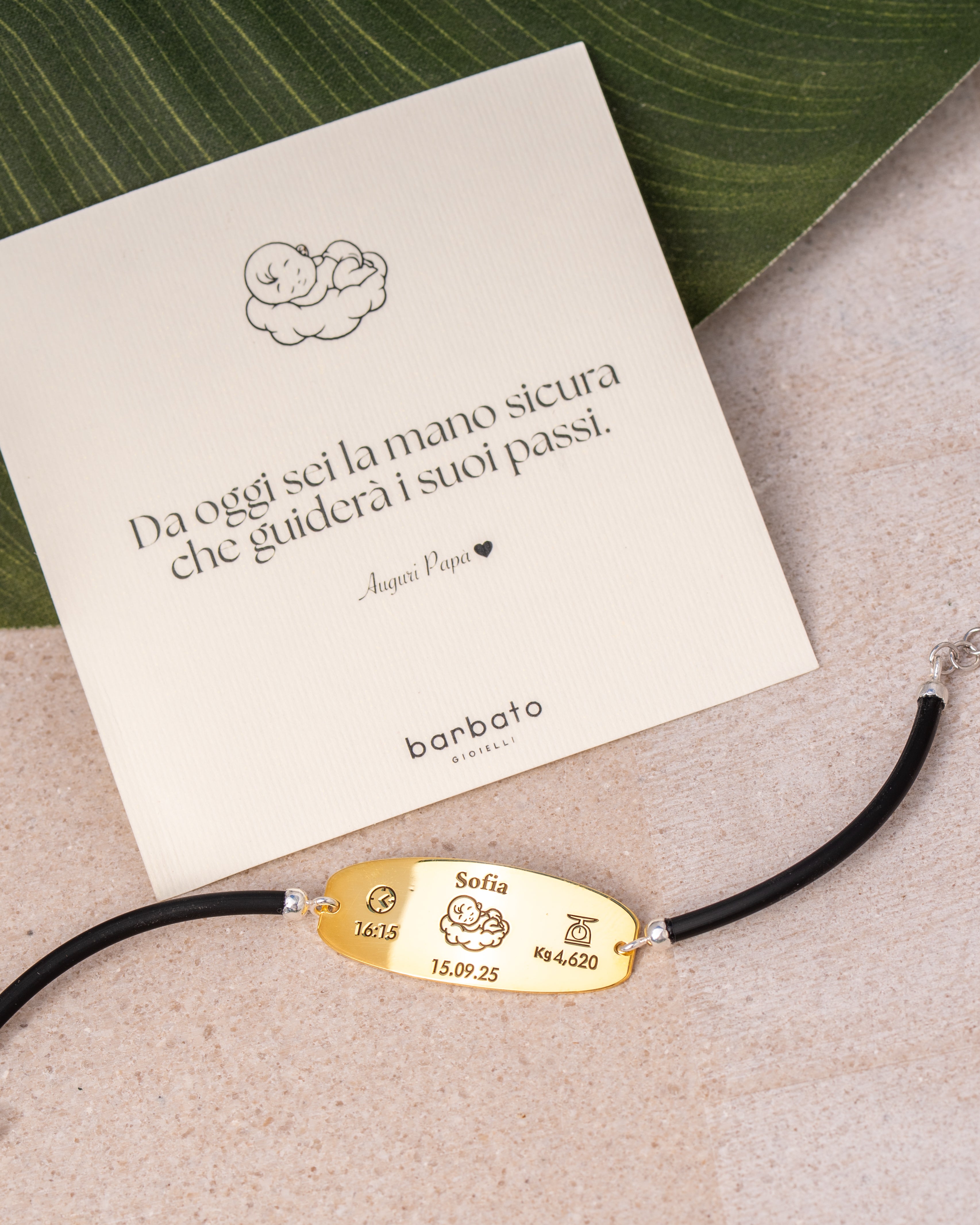 Bracciale Nascita Argento 925