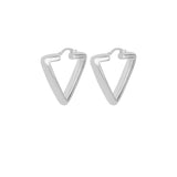 Orecchino a forma triangolare - Argento 925