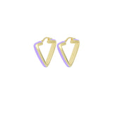 Orecchino a forma triangolare - Argento 925