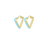 Orecchino a forma triangolare - Argento 925