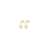 Orecchini a lobo spilletta - Argento 925
