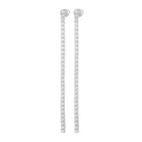 Orecchini tennis pendenti - Argento 925