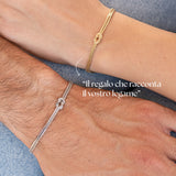 Bracciale Nodo Ami in Argento 925
