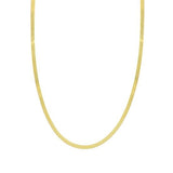 Collana donna dorata Wave 3 mm - Barbato Gioielli