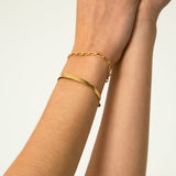 Bracciale donna in argento 925 modello snake - HERRINGBONE - Aleyolè