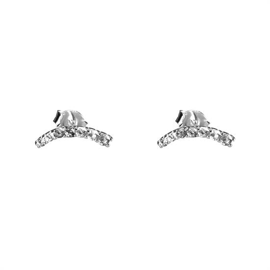 Piercing in argento 925 barretta zirconata - "PURE" - Barbato Gioielli - Barbato Gioielli