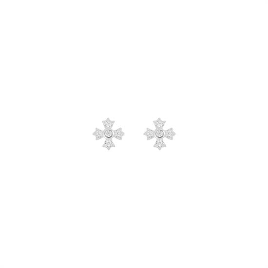 Piercing croce zirconata in argento 926 - Barbato Gioielli - Barbato Gioielli