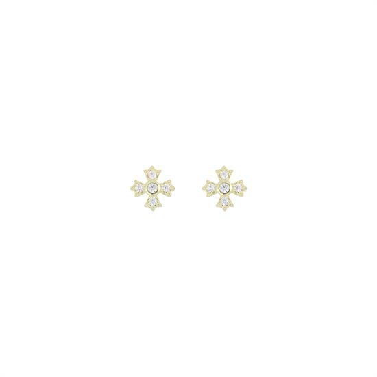 Piercing croce zirconata in argento 925 - Barbato Gioielli - Barbato Gioielli