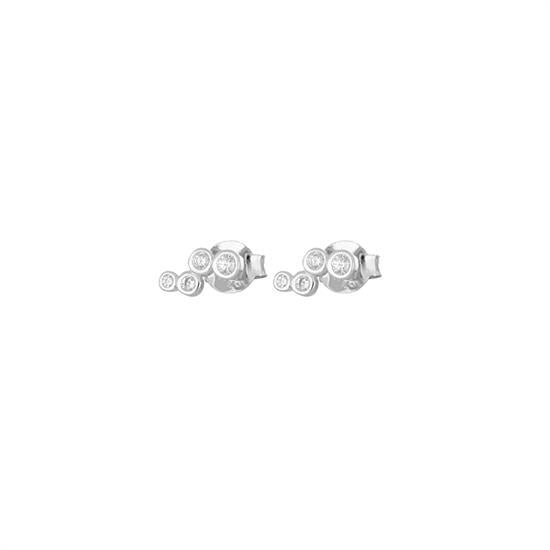Piercing con madreperla e zirconi Silver - "EMILY" - Barbato Gioielli - Barbato Gioielli