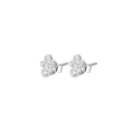 Piercing crocetta pallinata e zirconi Silver - Barbato Gioielli - Barbato Gioielli