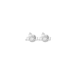 Piercing in argento 925 fiorellino con zirconi bianchi - "FLOWE" - Barbato Gioielli - Barbato Gioielli