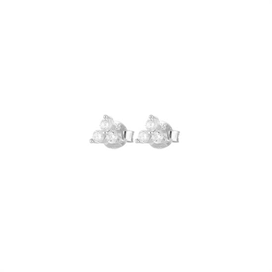 Piercing in argento 925 fiorellino con zirconi bianchi - "FLOWE" - Barbato Gioielli - Barbato Gioielli