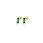 Piercing in argento 925 baguette con zircone - Barbato Gioielli - Barbato Gioielli