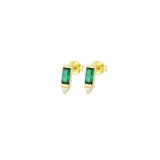 Piercing in argento 925 baguette con zircone - Barbato Gioielli - Barbato Gioielli