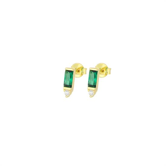Piercing in argento 925 baguette con zircone - Barbato Gioielli - Barbato Gioielli