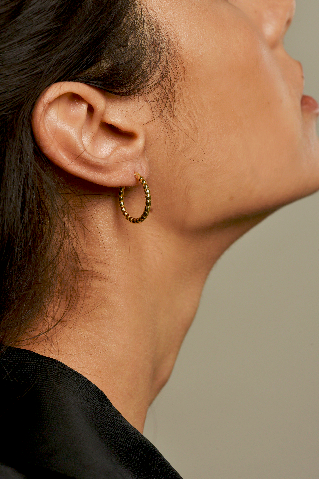 Orecchini a cerchio Clover - Barbato Gioielli